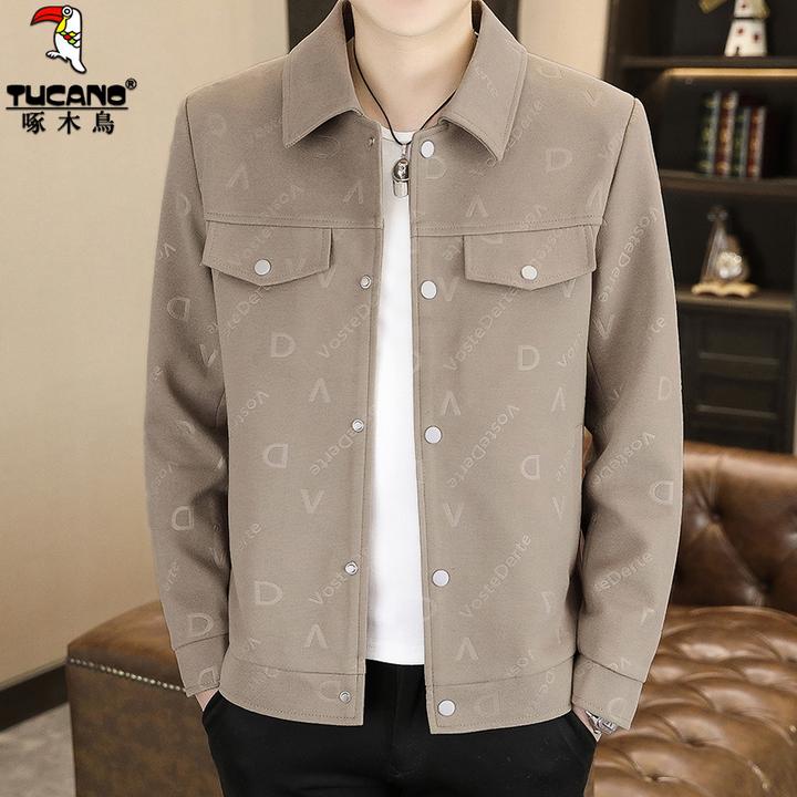 TUCANO/啄木鳥2025新款男士翻领夹克春秋季休闲时尚百搭潮流外套