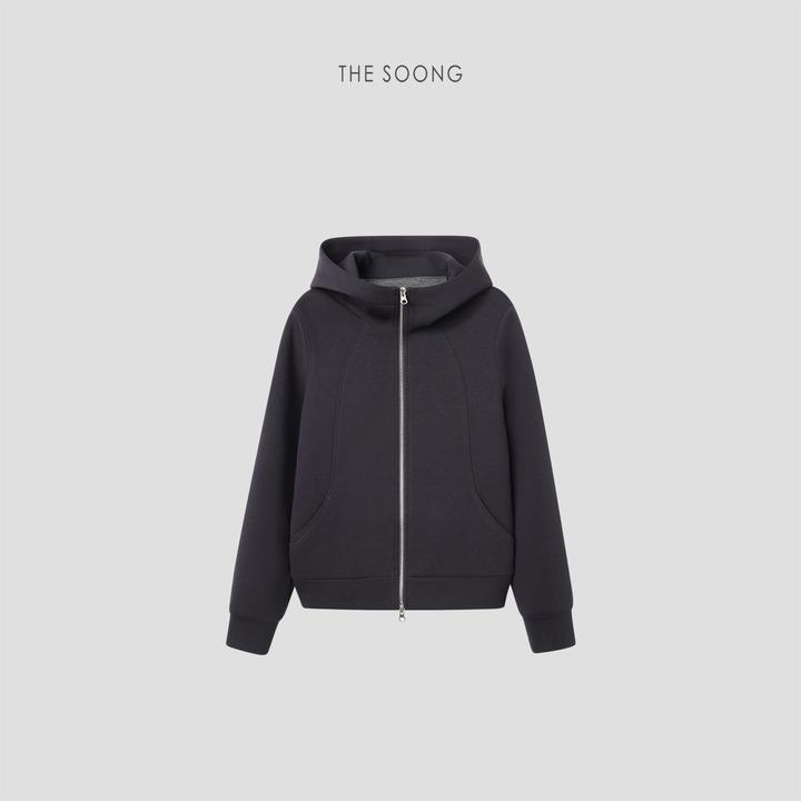 THESOONG|"鹅卫衣"90白鹅绒双面空气层保暖羽绒服外套YRF7732