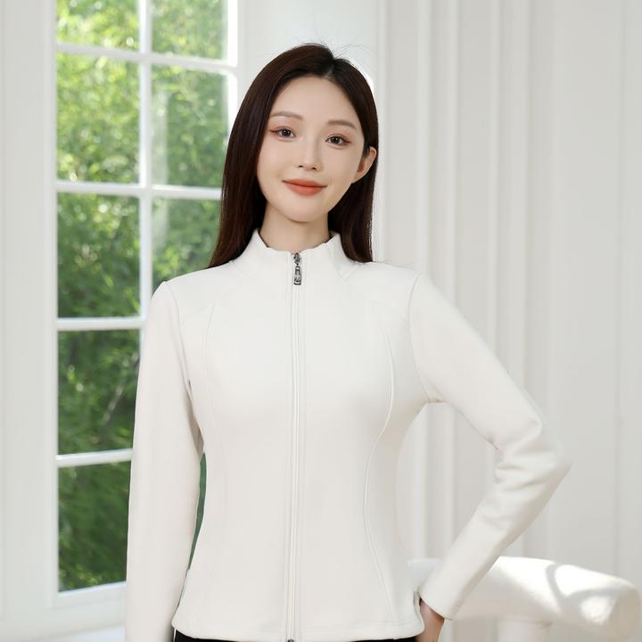 秋冬季立领外套加厚石墨烯羊绒蚕丝蛋白抗菌小蛮腰百搭806