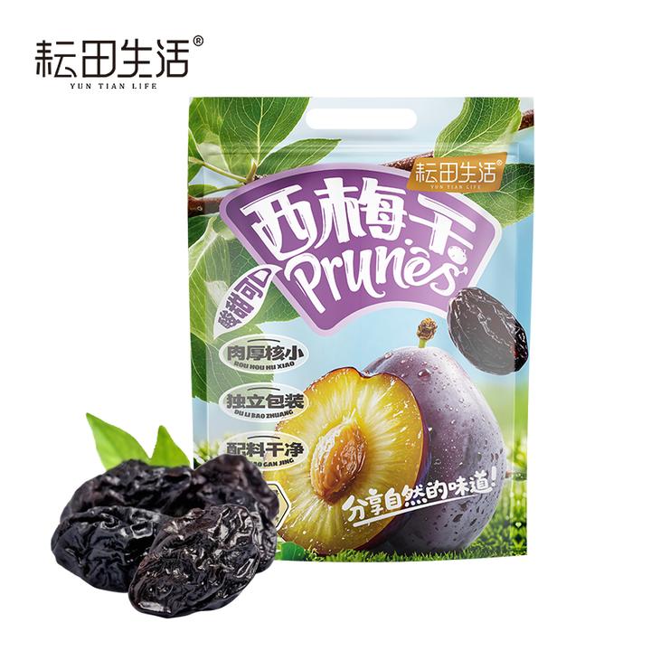 【玉希专属】耘田生活西梅干个大肉厚核小酸甜解腻软糯零食508g