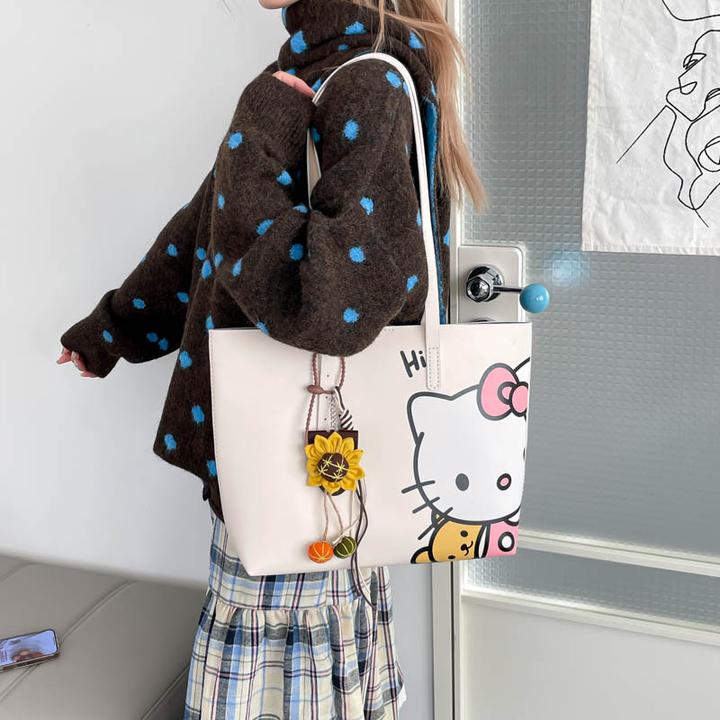 diy材料套z韩版手工缝制印花大容量托特包手提单肩包小潮包送女友