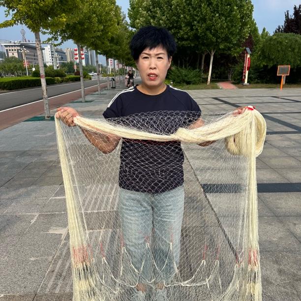 八编白色两指3米，3.5米，4米，4.5米，5米大力马线纯手工铅坠