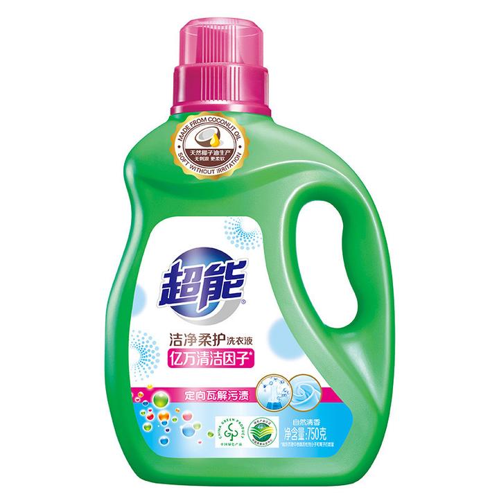 超能洁净留香洗衣液香味持久去毛家用整箱批发袋装补充装实惠正品