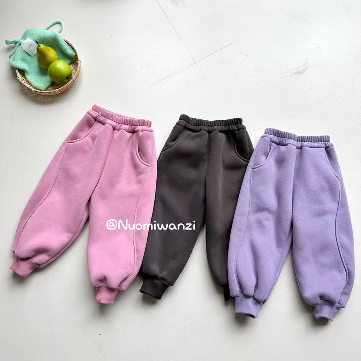 现货【暖绒亲肤裤】儿童韩版百搭净版收脚卫裤（冬款）WZJ-26583