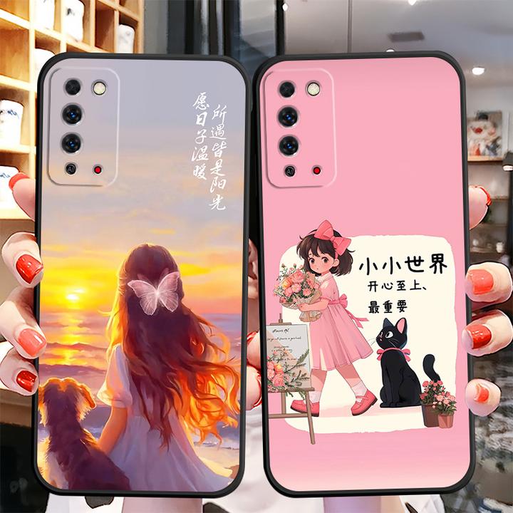 荣耀X10手机壳TEL-AN00硅胶防摔全包软壳简约女款镜头保护Honor潮