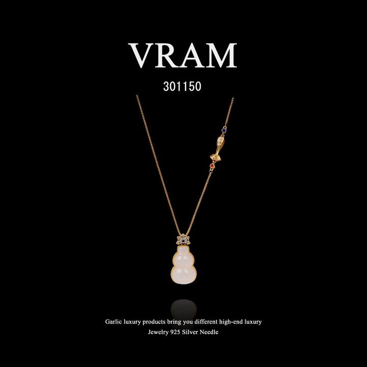 镀K金  VRAM【粉糯胭脂】项链~301150（50+5cm）