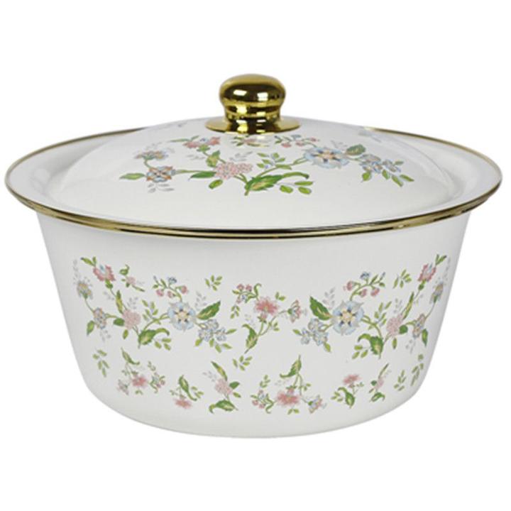 欧丽家新品特厚搪瓷盆家用猪油盆带食品级老式厨房碗盆饺子馅料盆