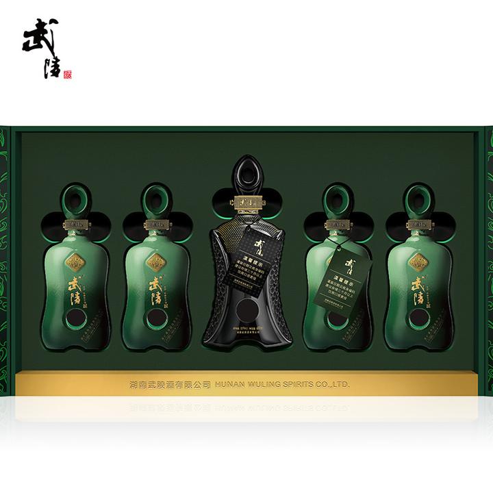 武陵酒上酱小酒礼盒 53度大曲坤沙酱香型高端白酒53度470ml/套