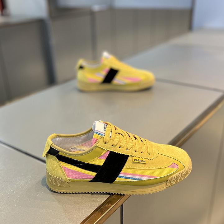 春秋新款亚麻布面透气阿甘鞋鞋子软底时尚休闲鞋百搭轻便运动男鞋