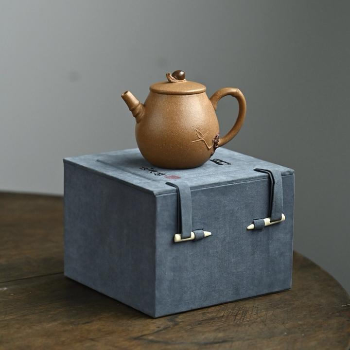 宜兴紫砂壶 静界·全手工 小容量160cc 正宗黄龙山原矿老段泥 茶具