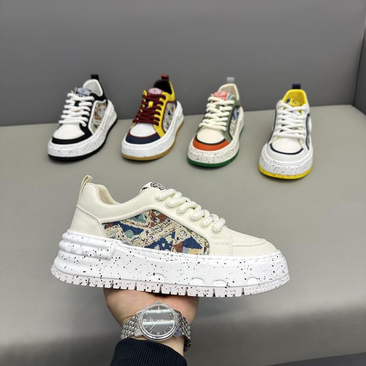 DJ68-188夏季新款男士休闲鞋时尚百搭低帮重工刺绣透气舒适男潮鞋