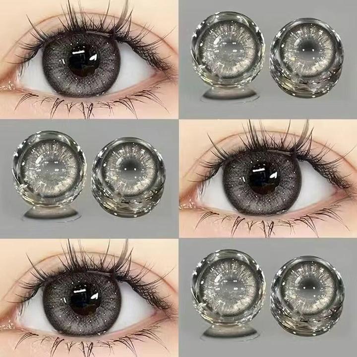 【日抛20片】混血新款泰式奶茶美瞳大直径星星亚裔彩色隐形美瞳