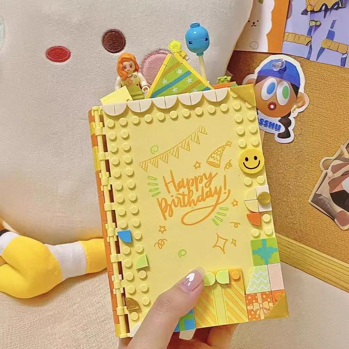 积木相册积木书创意diy相框拼装玩具小众闺蜜生日礼物积木摆件