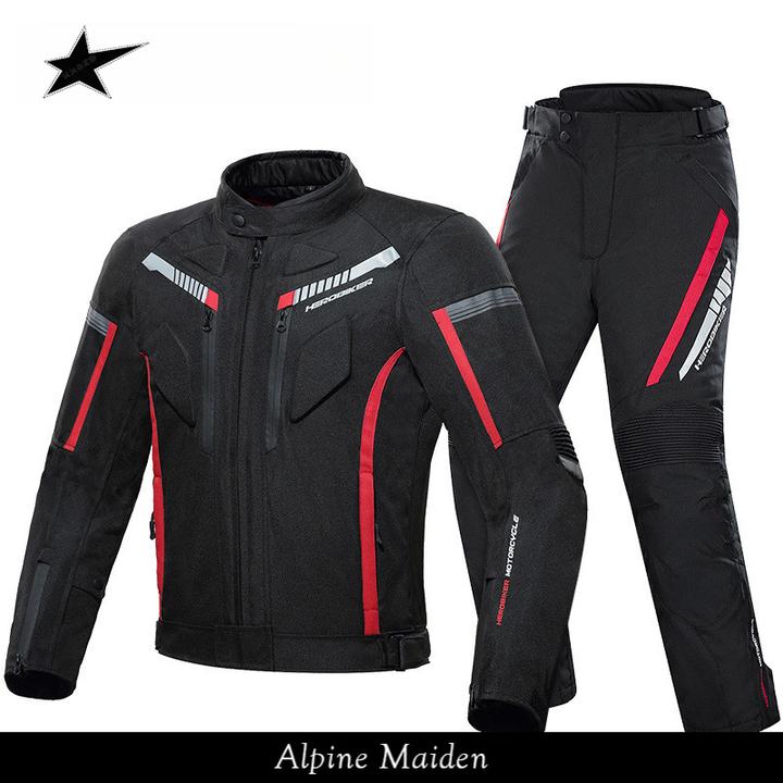 A星Alpine Maiden四季摩托车骑行服防水保暖外套夹克越野车赛车服