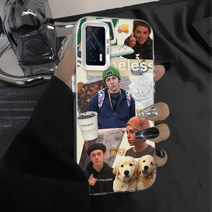 无耻之徒适用于VIVOIQOONEO5手机壳新创意IQOONEO 5s彩银壳网红款