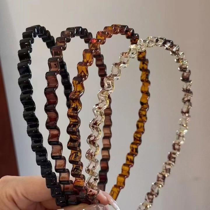 爆款洗头发箍碎发发箍无痕波浪发卡防滑发夹洗脸头箍头饰刘海G106