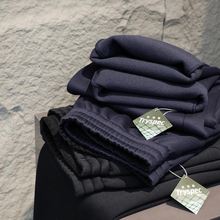 【251907010】轻暖结构 加绒加厚保暖一体绒男士通勤运动休闲长裤