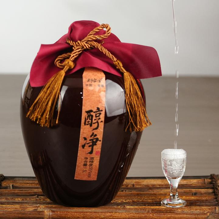 荣姐家酒醇净固态发酵纯粮酒陈酒浓香型传统工艺白酒55度1.5L