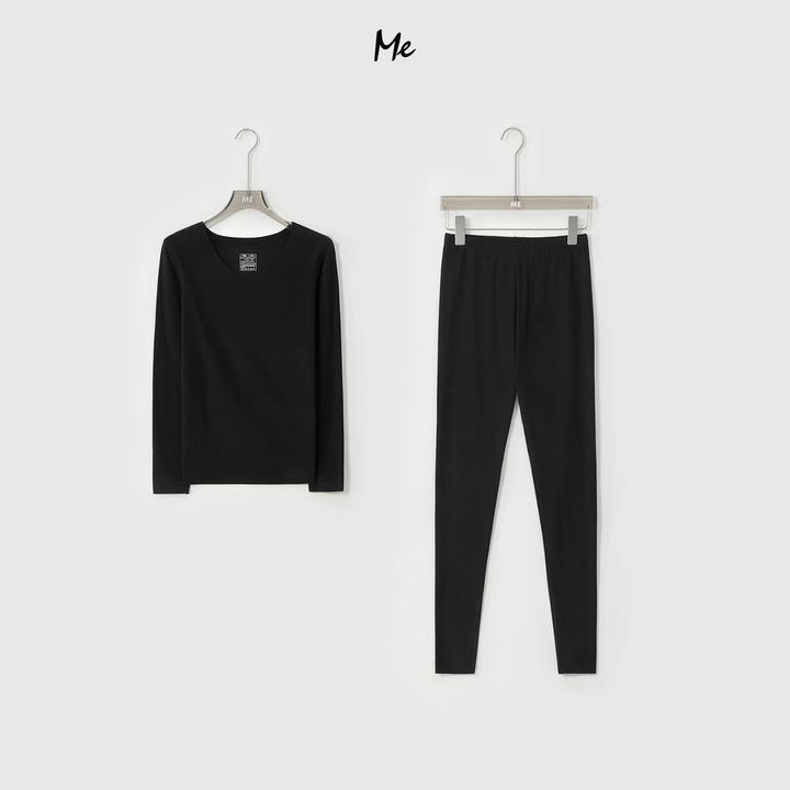 ME【老杨给你准备的秋衣秋裤（一体绒）】亲肤锁温保暖套装MESA4568