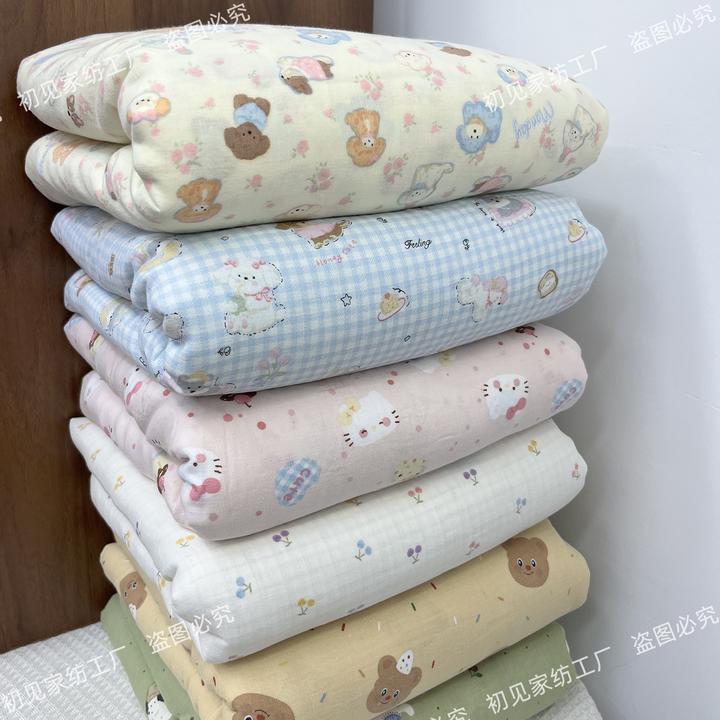 单被套丨A类母婴级全棉双层纱被套碎花小清新学生宿舍单双人被罩