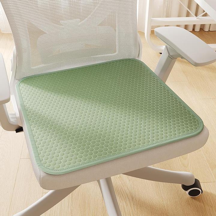 冰丝坐垫椅子椅垫凉席办公室久坐椅垫学生凳子垫子屁垫软加厚夏季