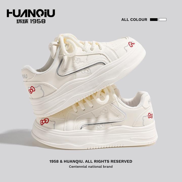 环球女鞋爆款厚底小白鞋女潮流小众休闲鞋学生韩版时尚百搭板鞋