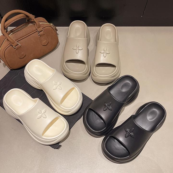 丝蒙妮8CM厚底百塔外穿增高拖鞋女夏季小个子凉鞋海沙滩鞋户外鞋