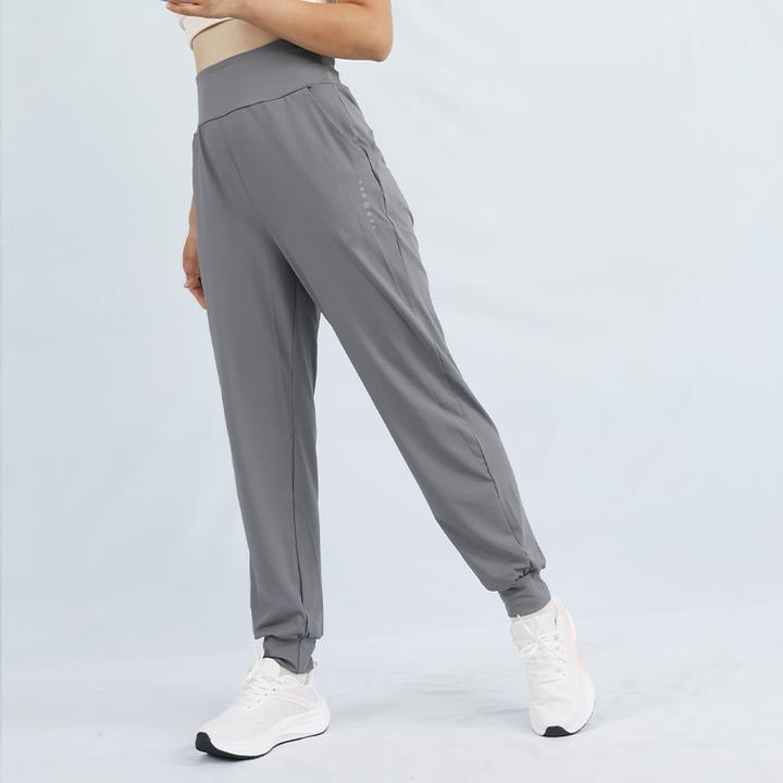 跑步高腰速干运动长裤厚款运动裤瑜伽束脚运动裤休闲裤宽松弹力