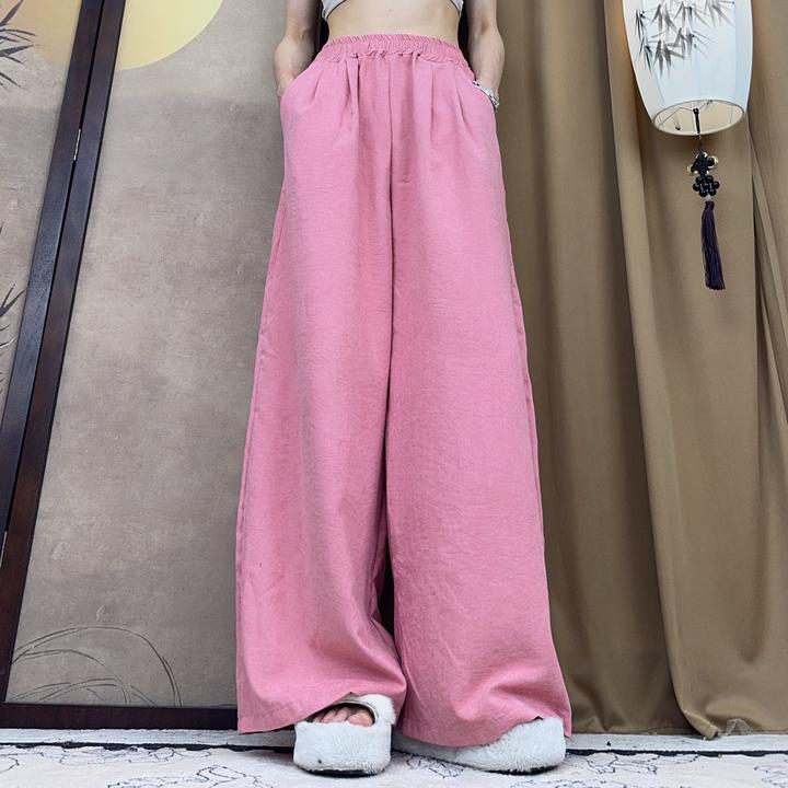 花棠铜氨醋酸内里现代舞练功裤瑜伽裤古典舞裤