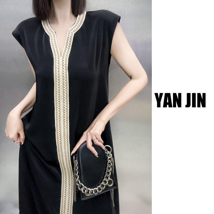 【风夏连衣裙】时尚 遮肉显瘦A版气质长款