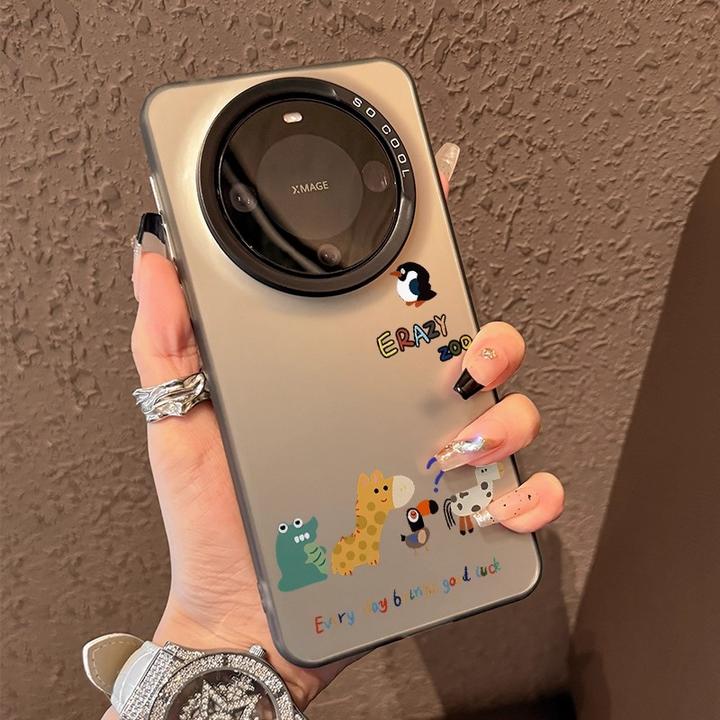 彩绘动物适用华为mate80pro手机壳mate70air简约个性mate70少女风