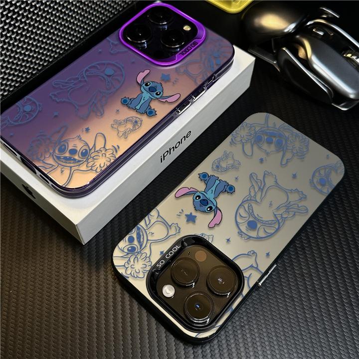 史迪仔适用苹果16promax手机壳iPhone15硅胶14保护套17新款12卡通