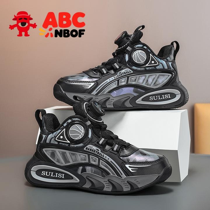 ABC NBOF儿童鞋子男童运动鞋男孩子软底轻便减震中小学生篮球鞋潮