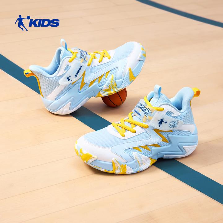 乔丹儿童2026年新款专业训练篮球鞋休闲跑步透气耐磨防滑运动鞋子