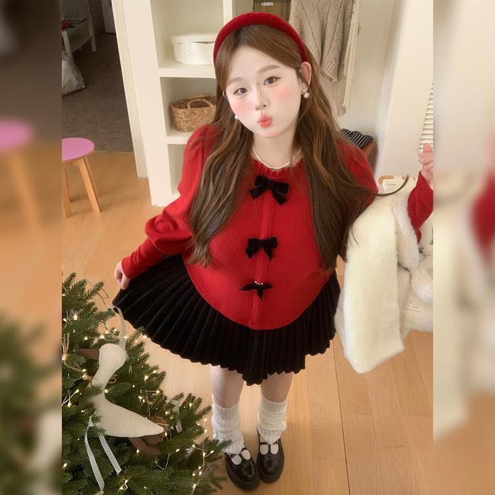 徐达布【浪漫时区】大码针织衫女新款冬季微胖毛衣外套Z40266C54