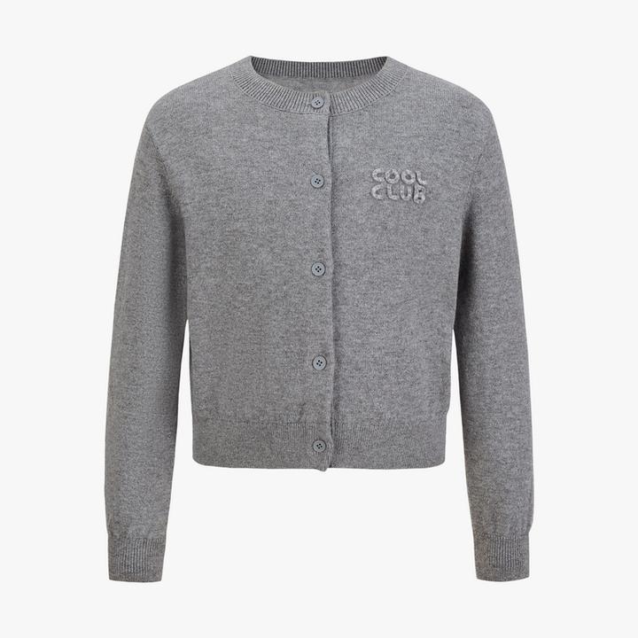 littlemoco童装25春装女童亲子装学院风长袖毛衣开衫#KBE1CAR015