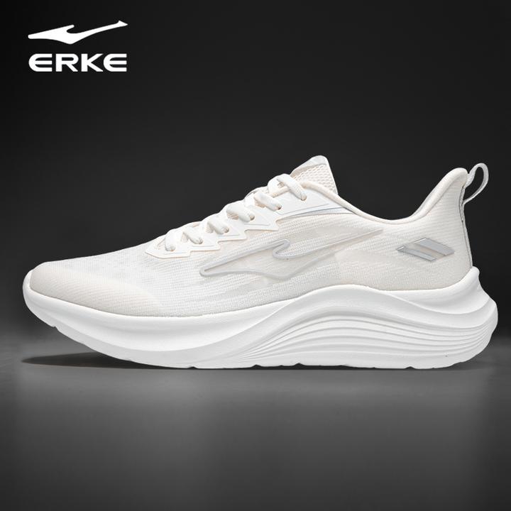 鸿星尔克运动鞋男鞋2025新款白色网鞋轻便透气跑鞋春秋网面跑步鞋