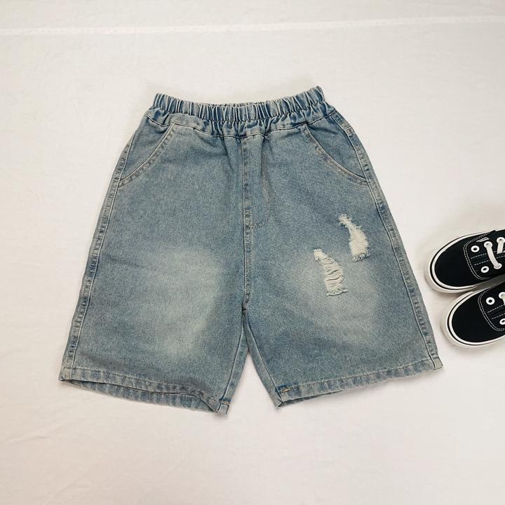 6011男童牛仔短裤百搭休闲时尚宽松夏季儿童