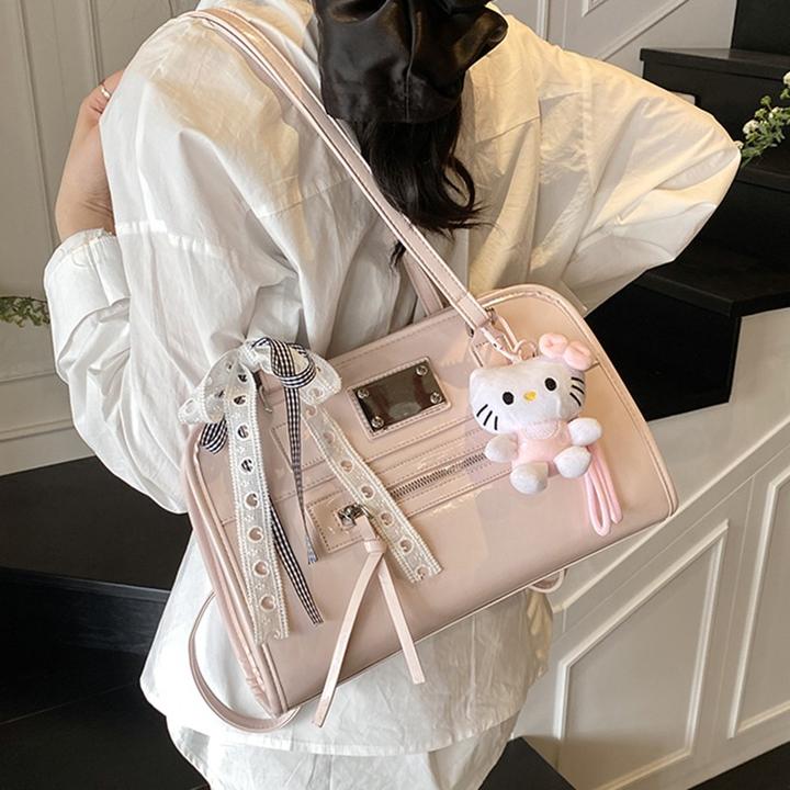 通勤托特包女大容量2025新款休闲单肩腋下包时尚多功能小众双肩包