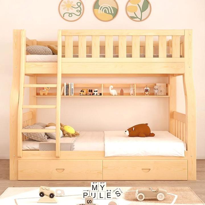 全实木上下床双层床高低床大人儿童小户型上下铺床二层国标子母床