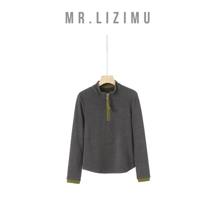 李子木先生时尚休闲卫衣女款爆款2025新款百搭加绒打底衫内搭卫衣