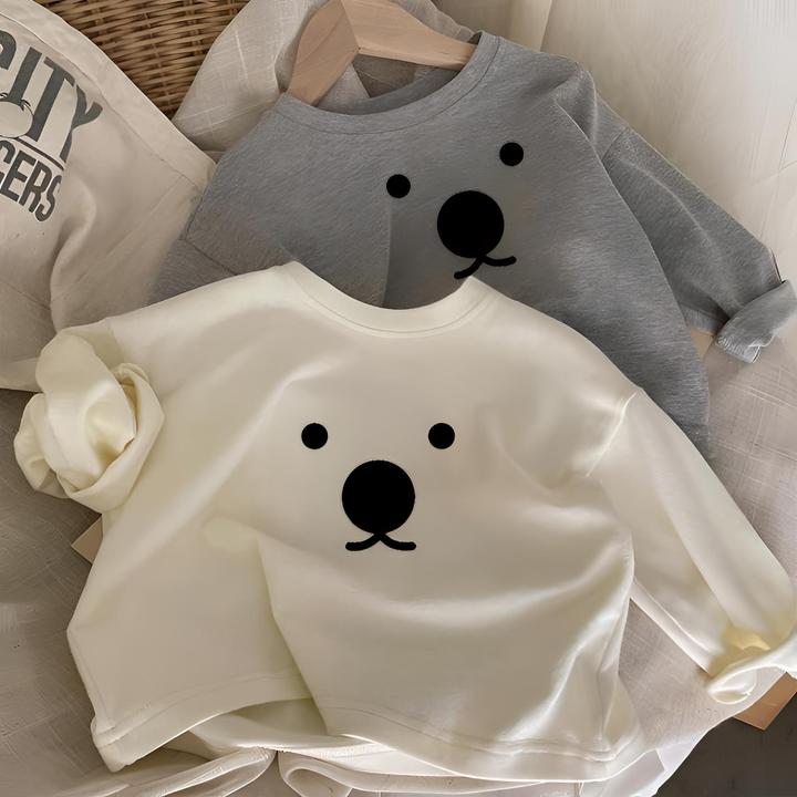 2025新款纯棉儿童长袖T恤春秋休闲百搭打底卡通印花洋气外穿上衣t
