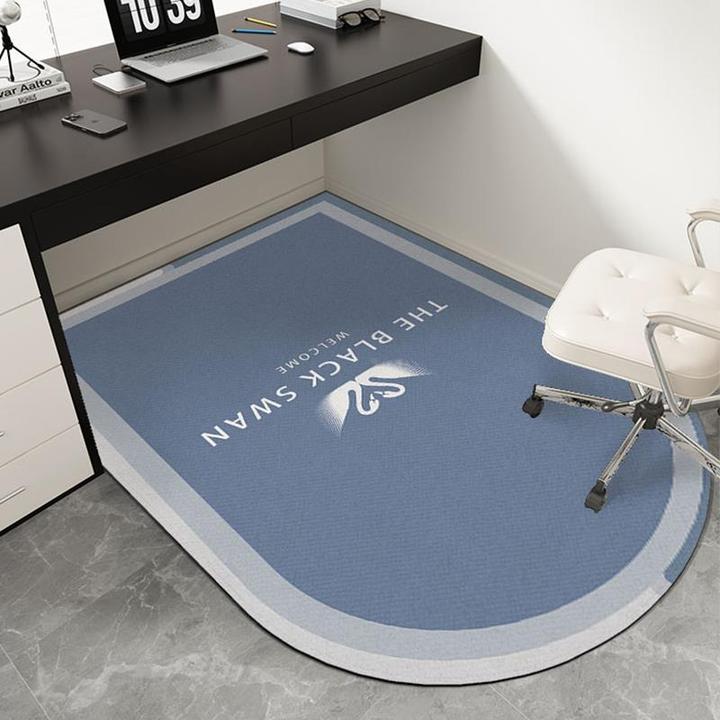 2025新款电脑椅子地垫拱形防滑办公室椅子脚垫书房书桌下转椅地毯