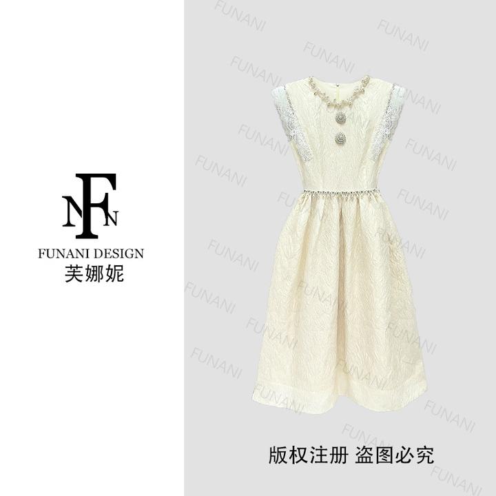 FNN【白天鹅】新款2025休闲洋气衣服女穿搭女装连衣裙F2520027