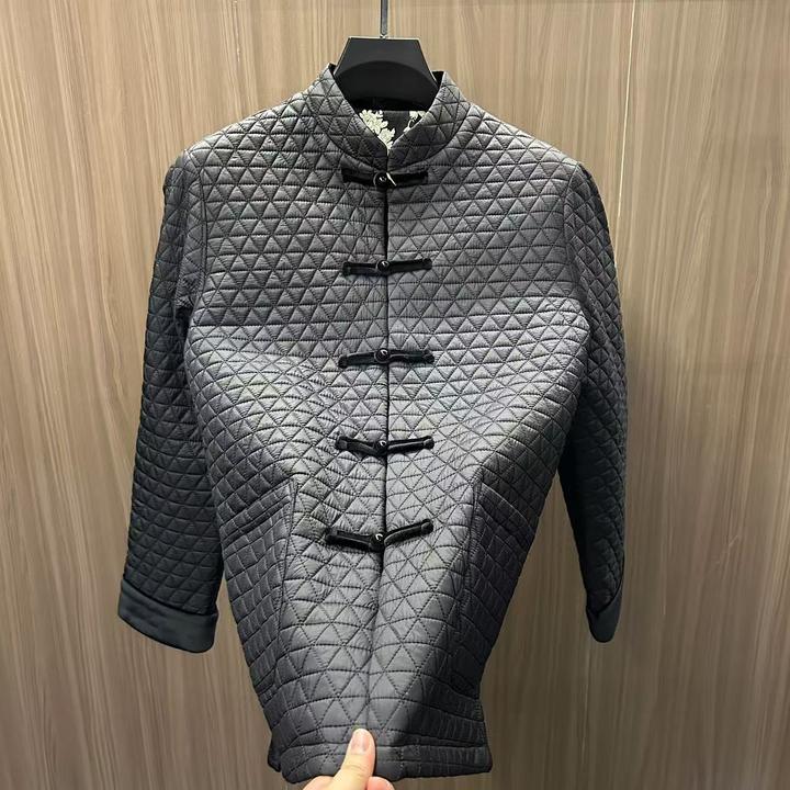 【轻奢】男士立领棉衣简约百搭款薄棉外套