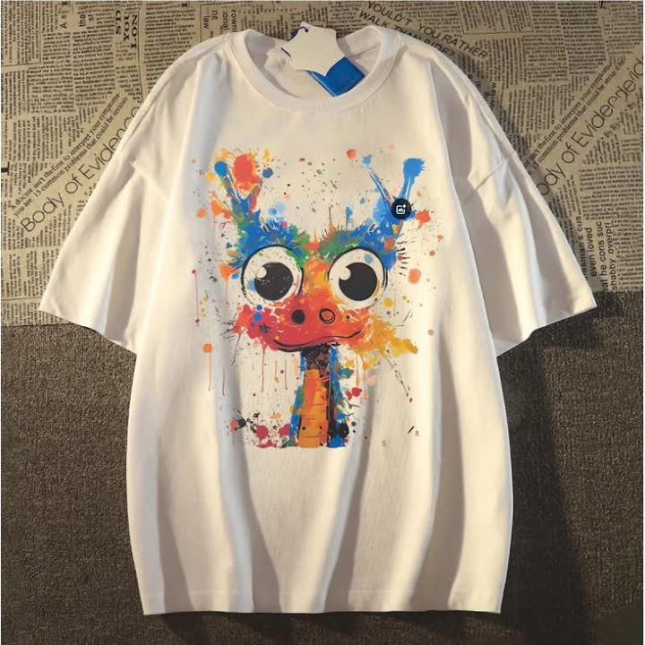 网红闺蜜港风学生简约体恤半袖春夏国潮宽松情侣潮牌t恤短袖上衣