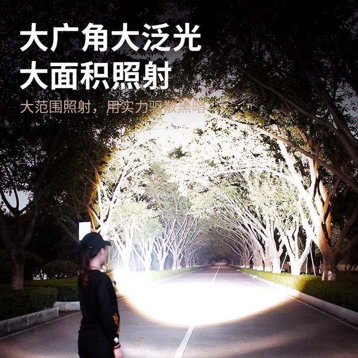 天火小青龙超亮手电筒强光充电户外远射战术多功能激光登山露营灯