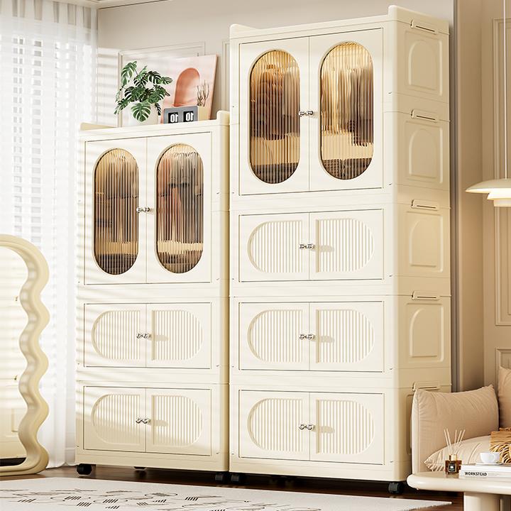 安家日记【可折叠】儿童衣物收纳柜衣柜小衣橱衣服整理箱