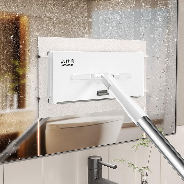 洗脸巾拖把家用一拖净2024新款自动夹布懒人免手洗平板迷你小拖把