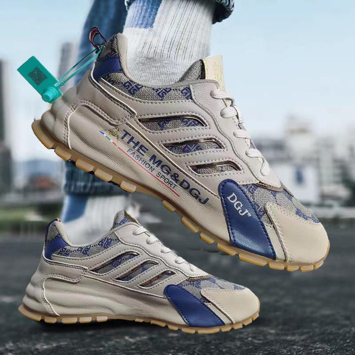 二层牛皮鞋面 橡胶防滑耐磨底 舒适透气时尚百搭的一款情侣休闲鞋